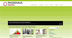 Desktop Screenshot of passivhaus-austria.org